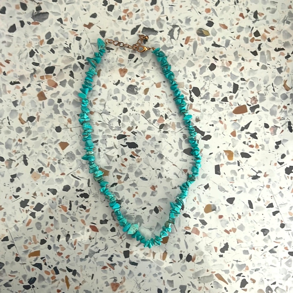 Turquoise shell necklace
